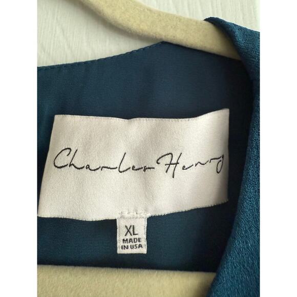 Women’s Charles Henry Asymmetrical Ruffle Dress size XL - Picture 5 of 8